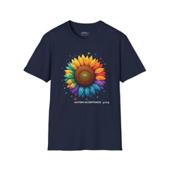 "Autism Acceptance" Sunflower T-shirt
