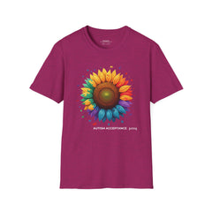 "Autism Acceptance" Sunflower T-shirt