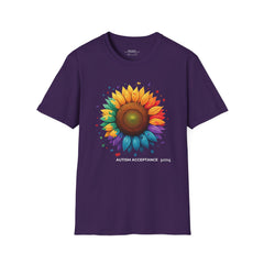 "Autism Acceptance" Sunflower T-shirt