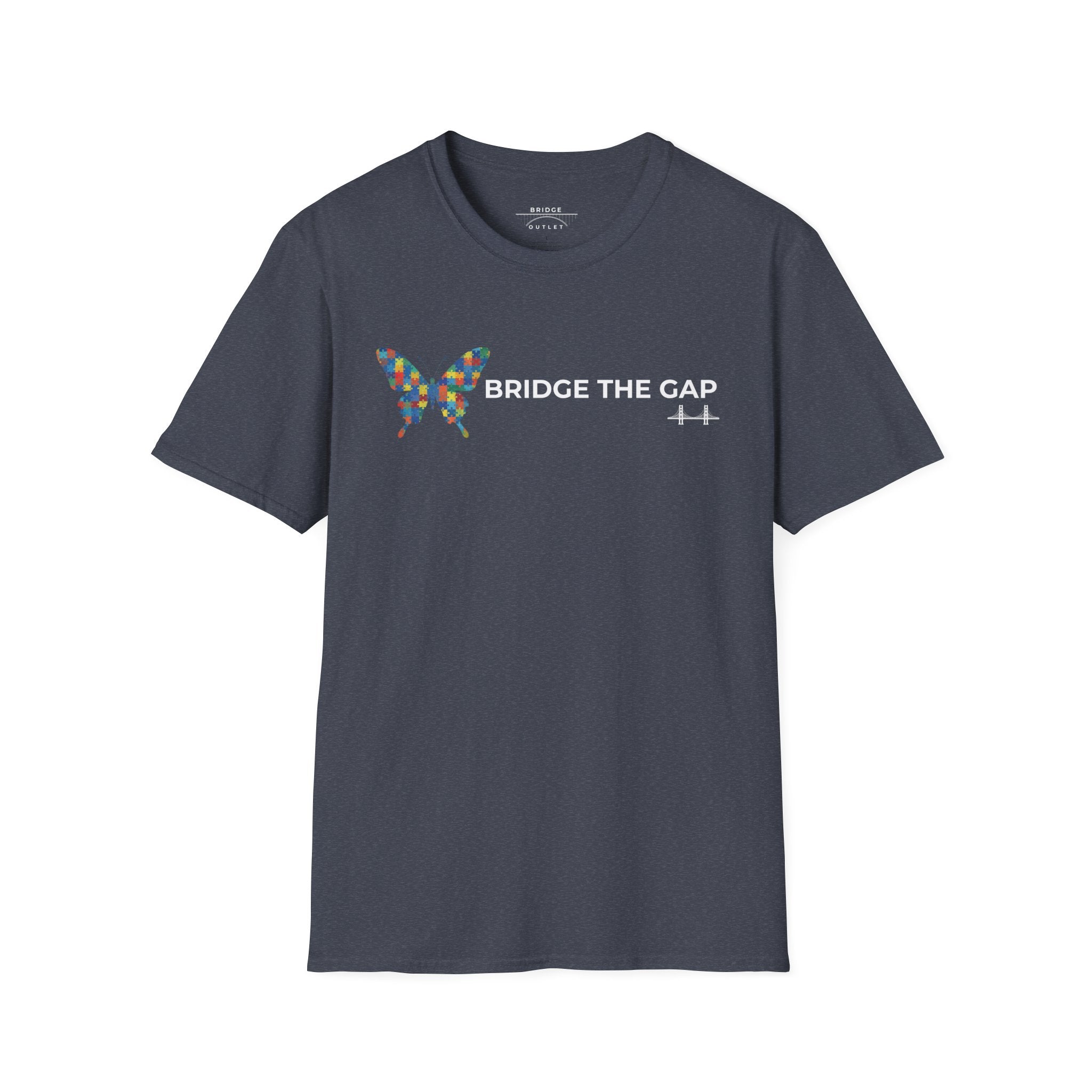 Bridge the Gap: Autism Awareness Butterfly T-Shirt