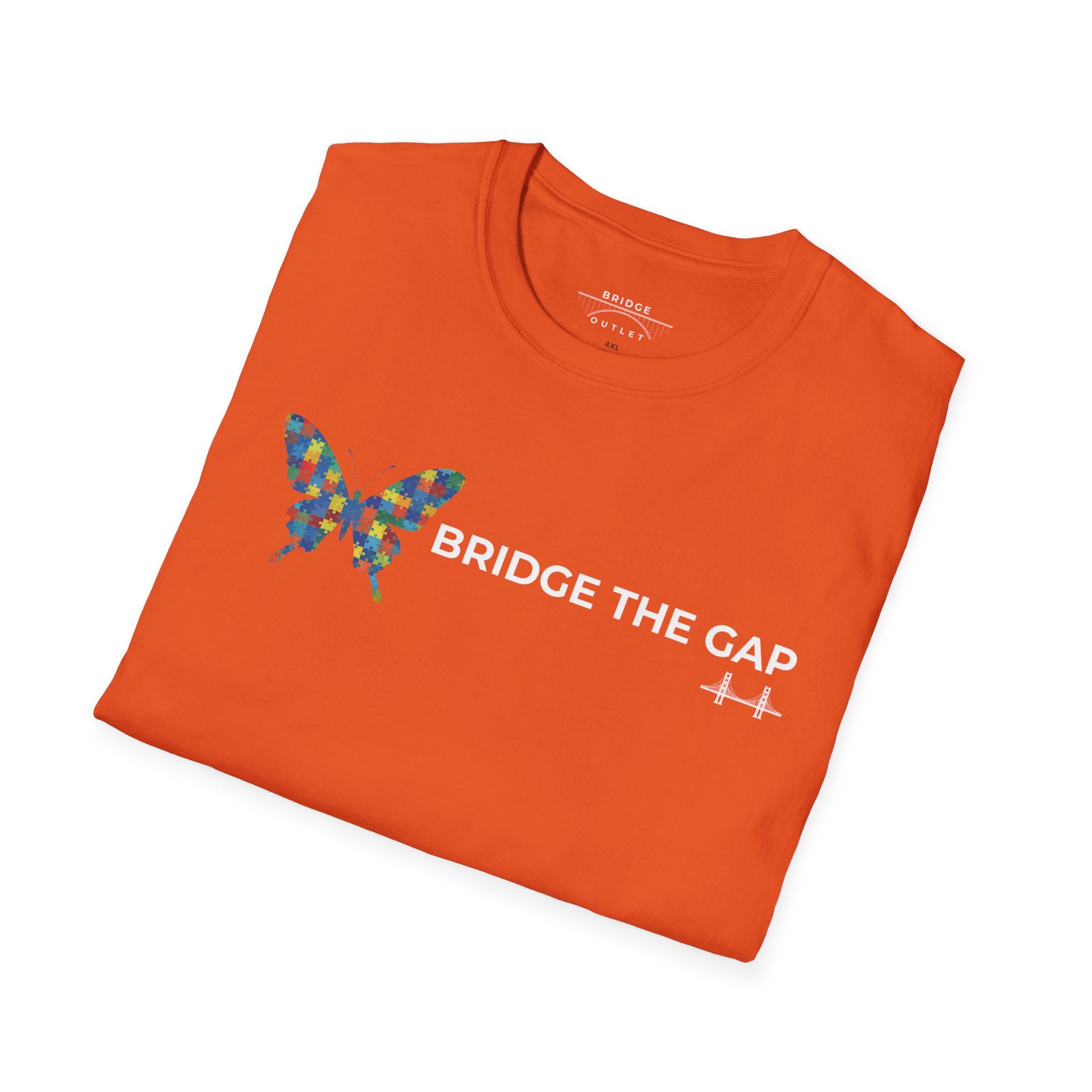 Bridge the Gap: Autism Awareness Butterfly T-Shirt