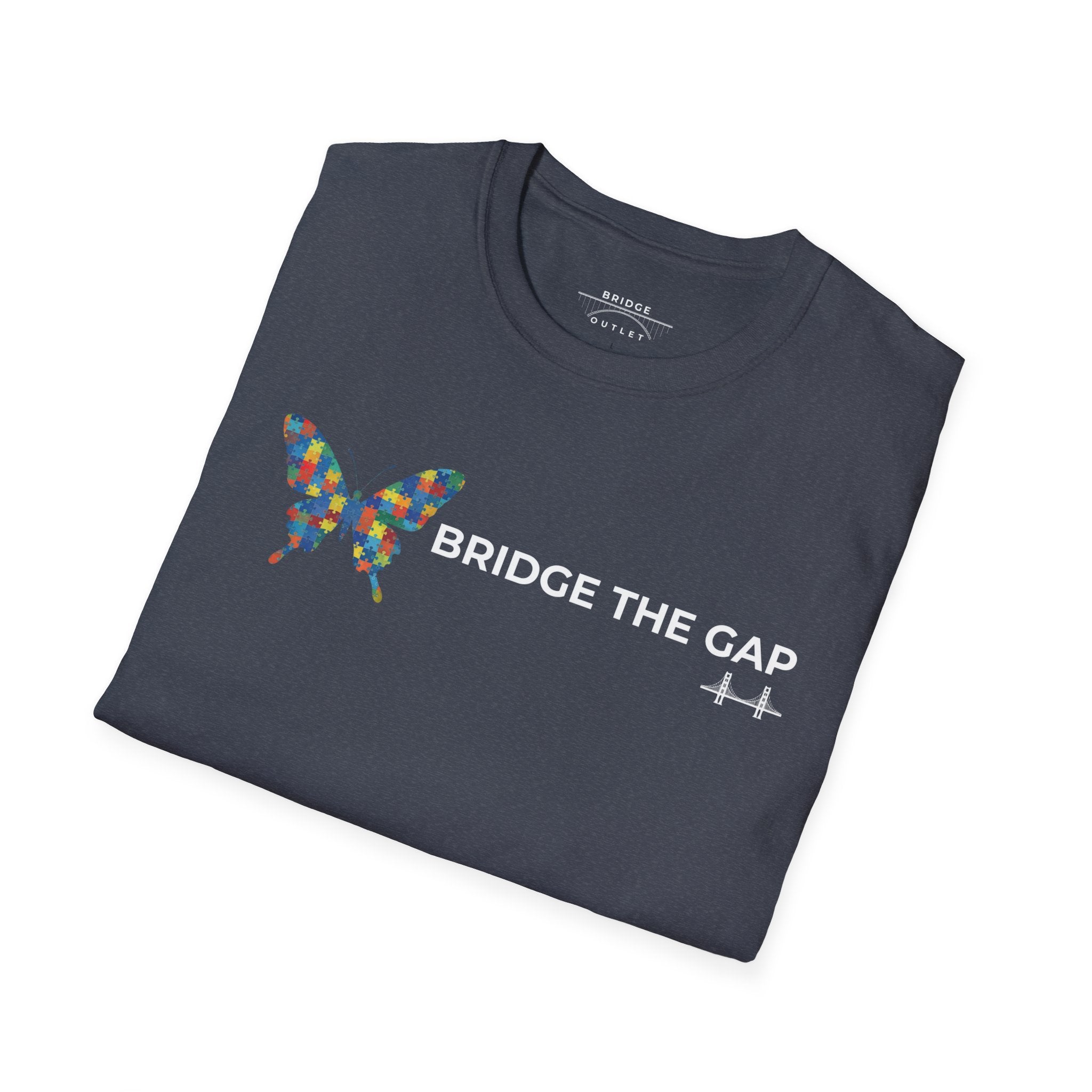 Bridge the Gap: Autism Awareness Butterfly T-Shirt