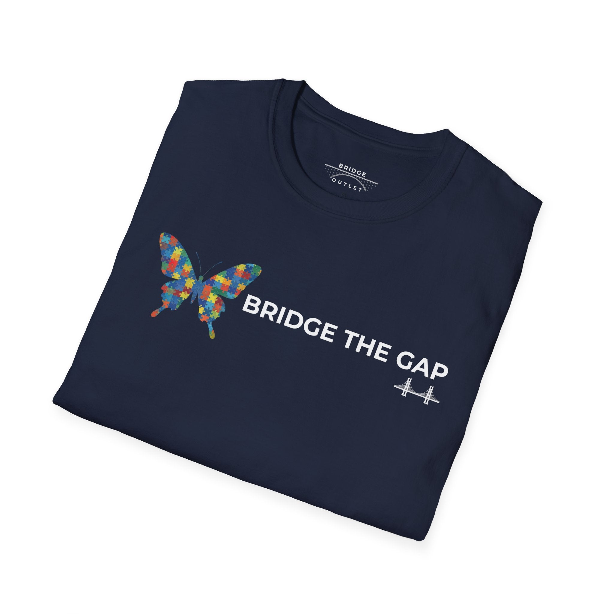 Bridge the Gap: Autism Awareness Butterfly T-Shirt