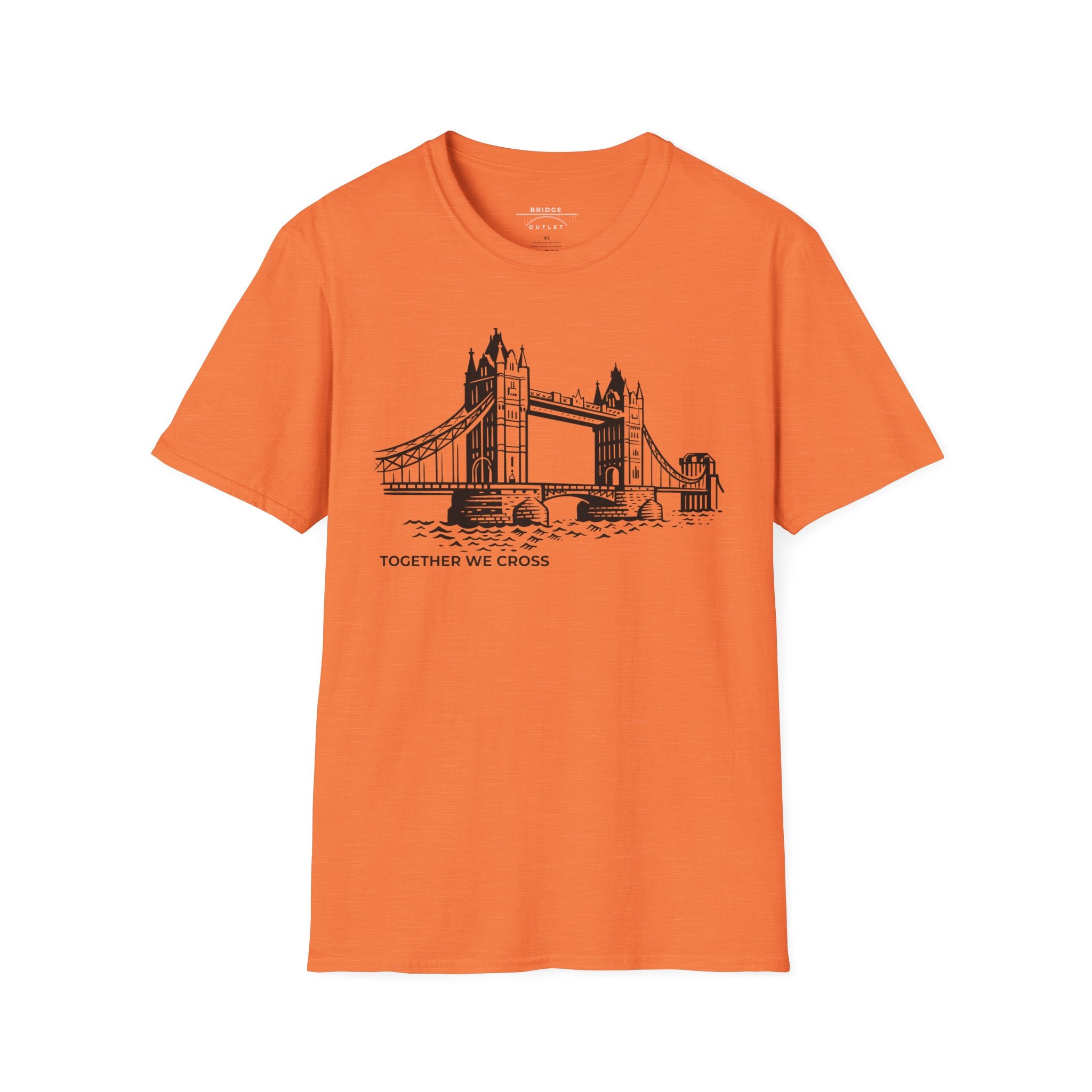 Tower Bridge in London "Together We Cross" T-Shirt