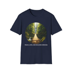 "Peace, Love, and Building Bridges" T-shirt