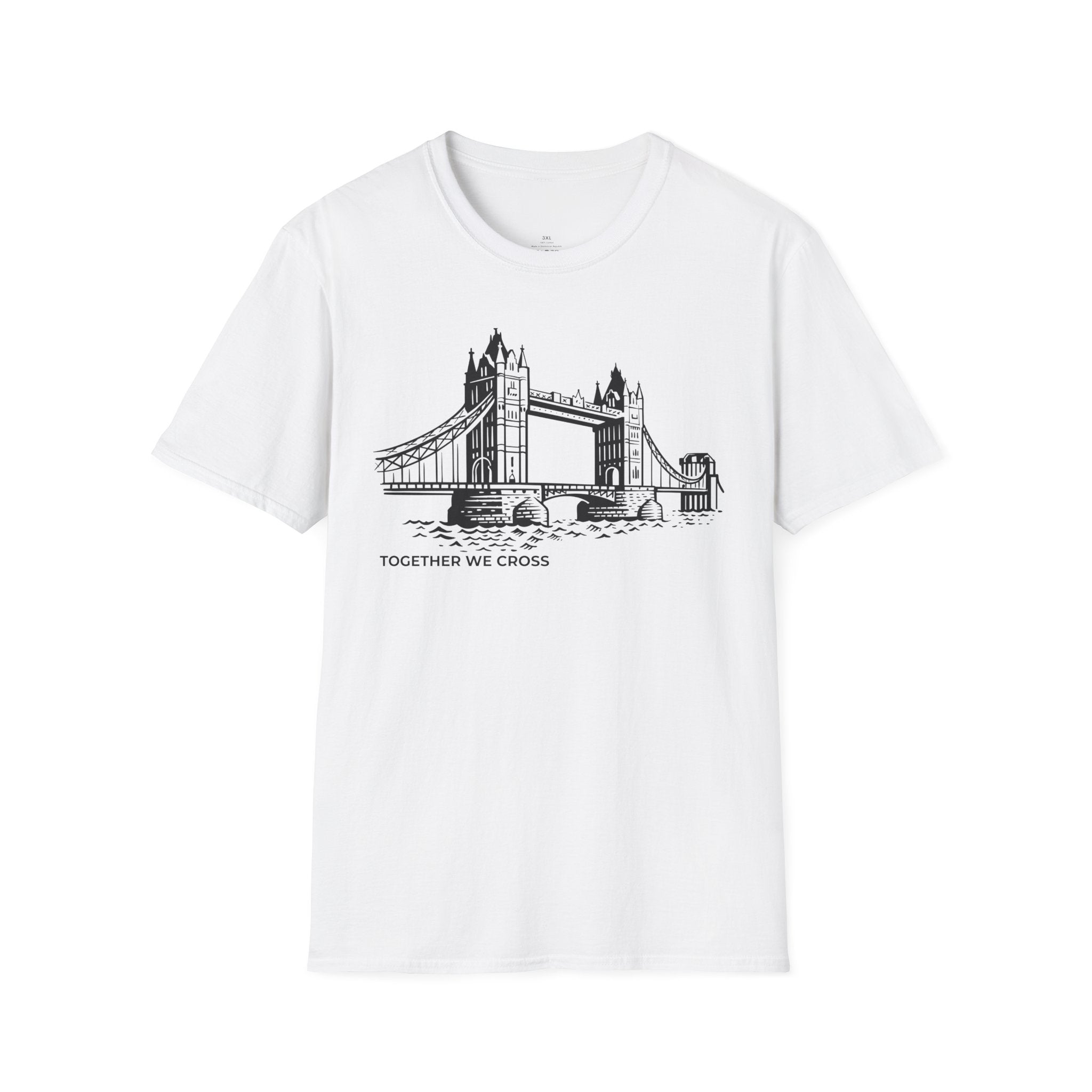 Tower Bridge in London "Together We Cross" T-Shirt