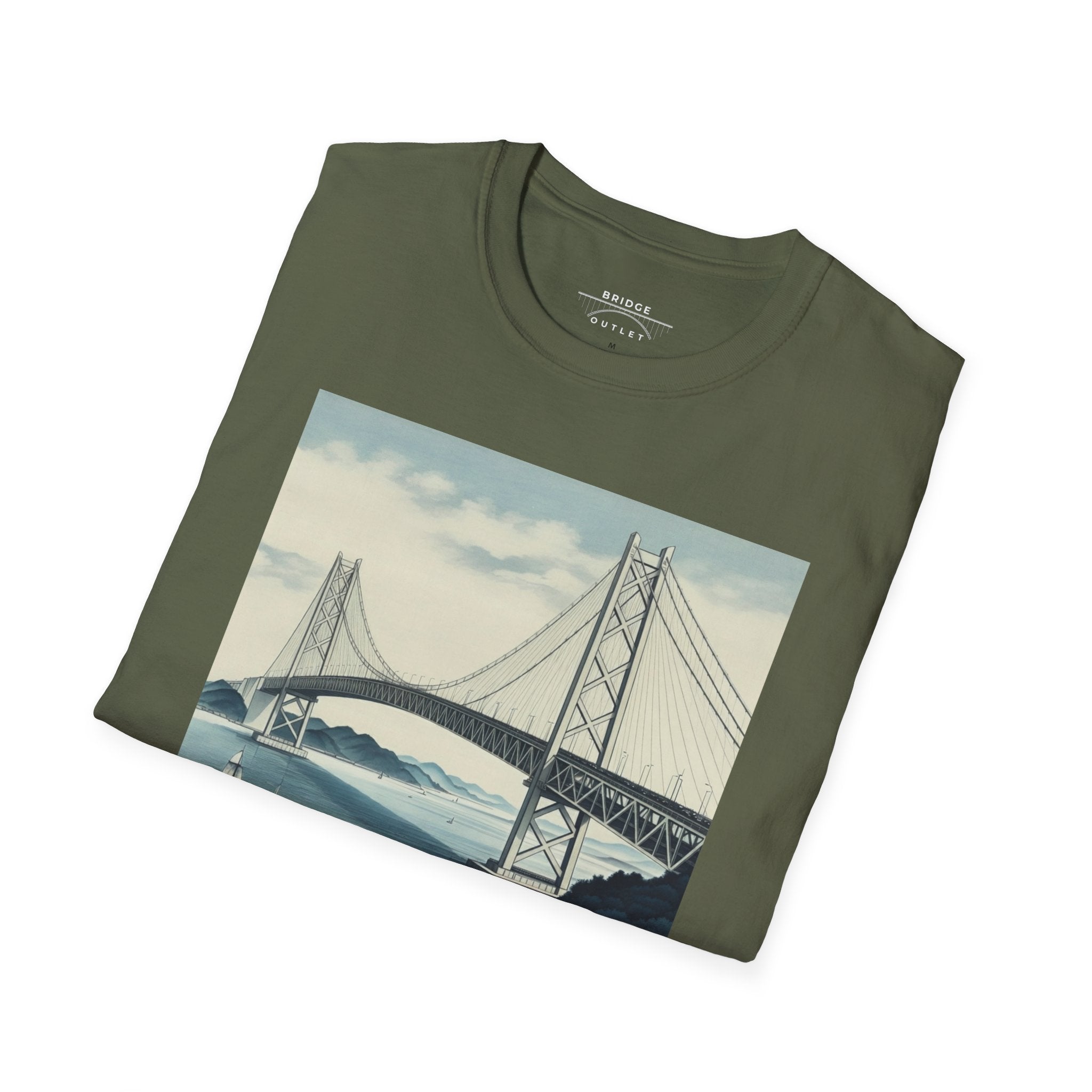 Building Bridges: Akashi Kaikyō Bridge T-Shirt