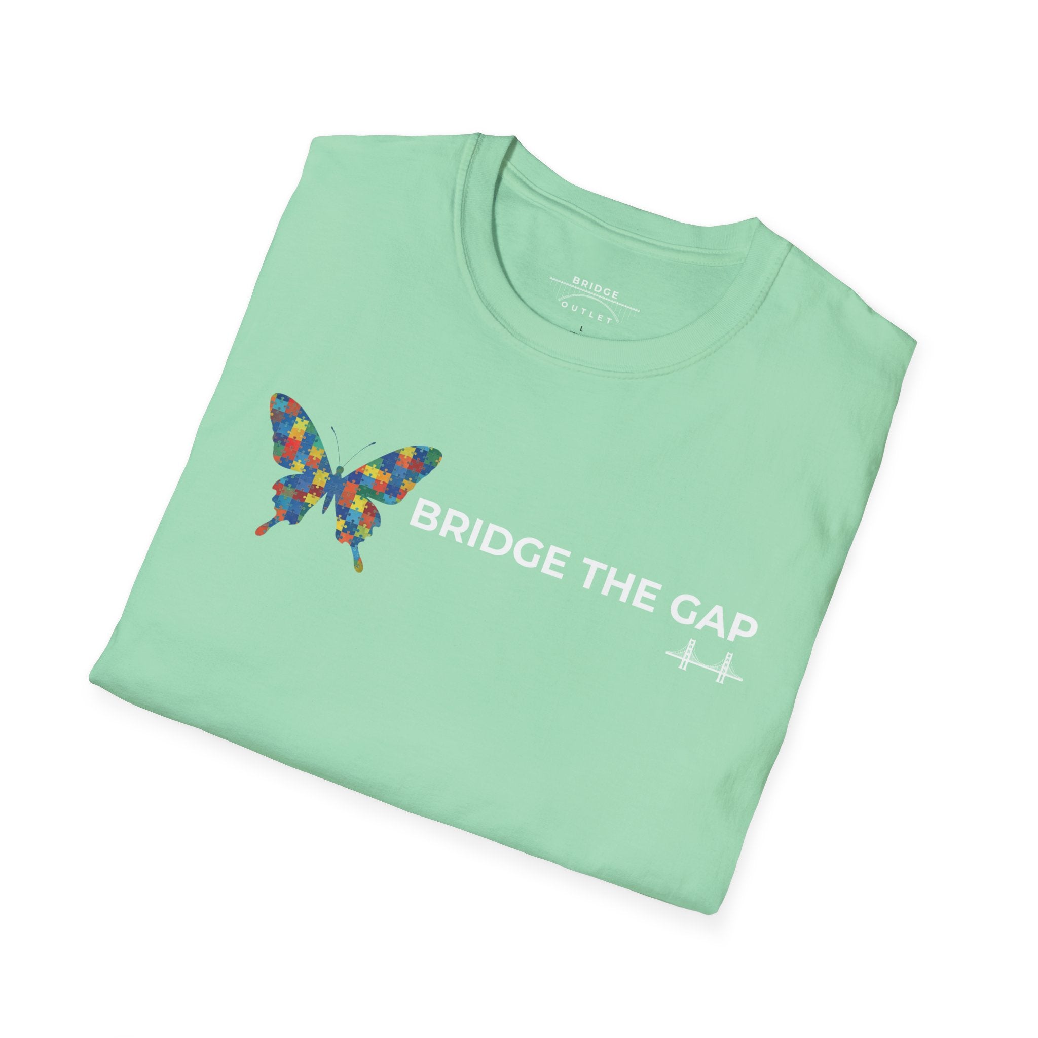 Bridge the Gap: Autism Awareness Butterfly T-Shirt