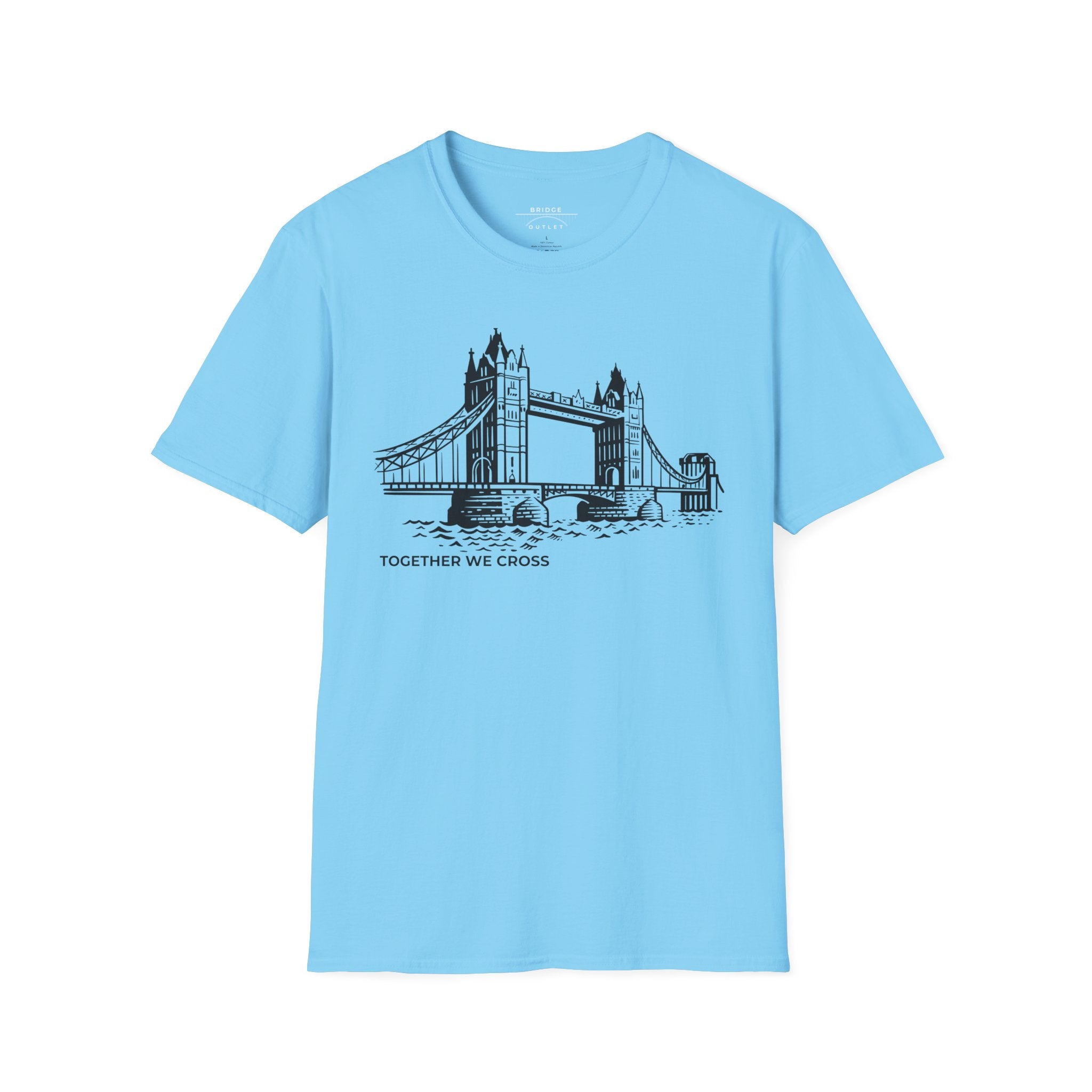 Tower Bridge in London "Together We Cross" T-Shirt