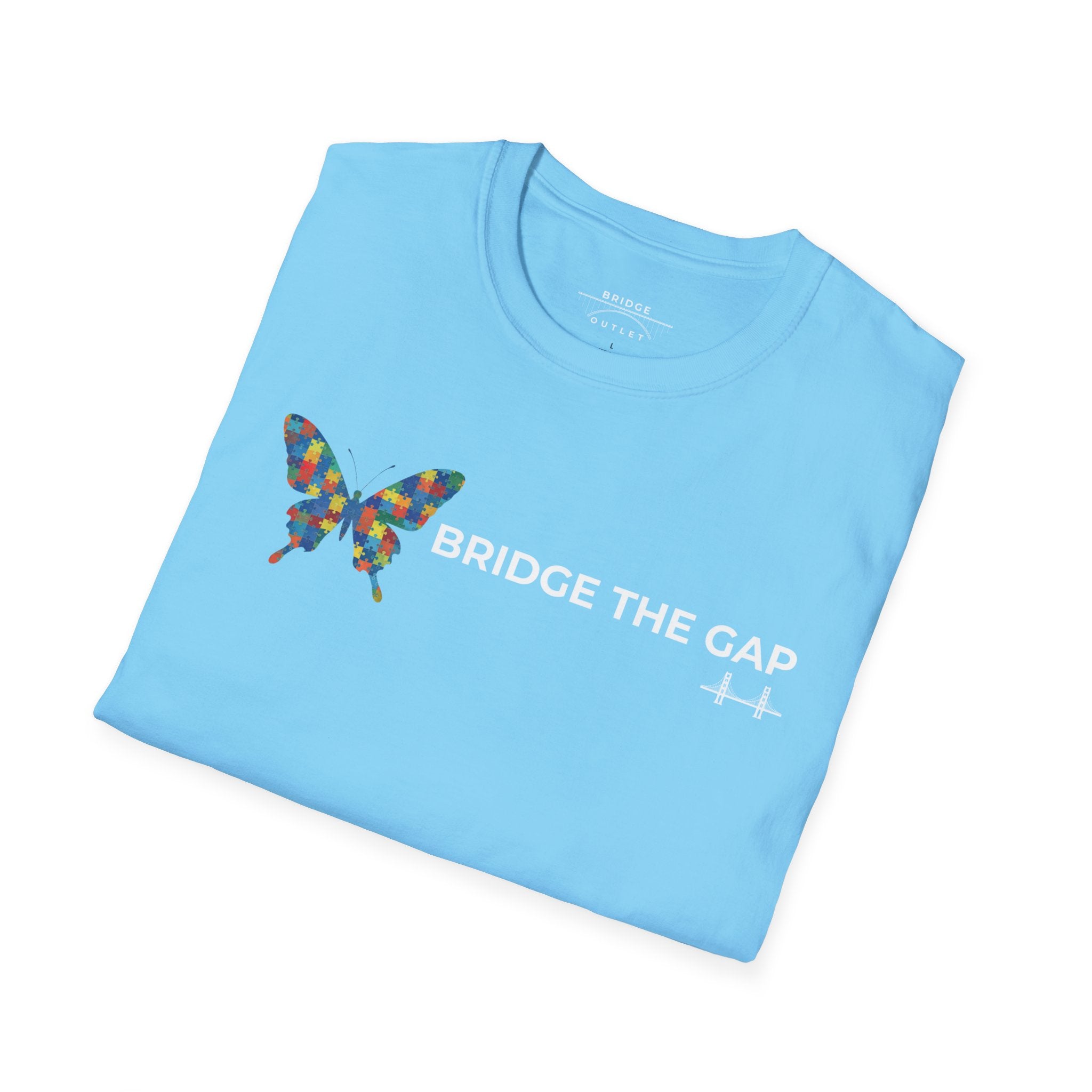 Bridge the Gap: Autism Awareness Butterfly T-Shirt