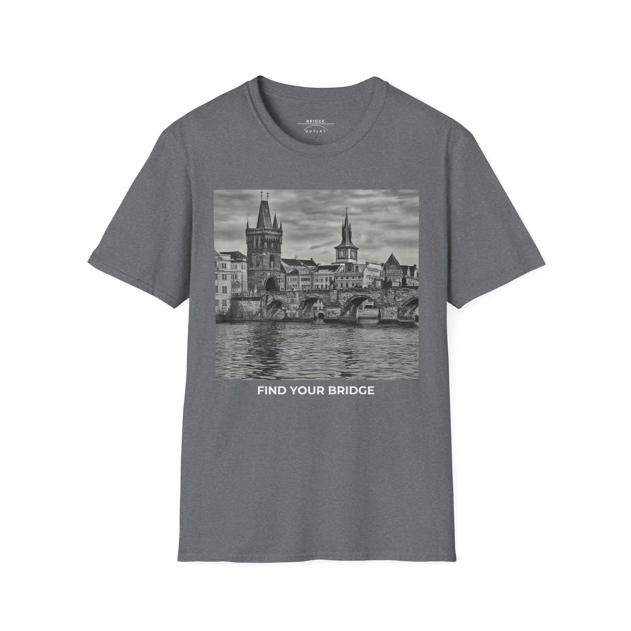 Charles Bridge in Prague - "Find Your Bridge" T-Shirt