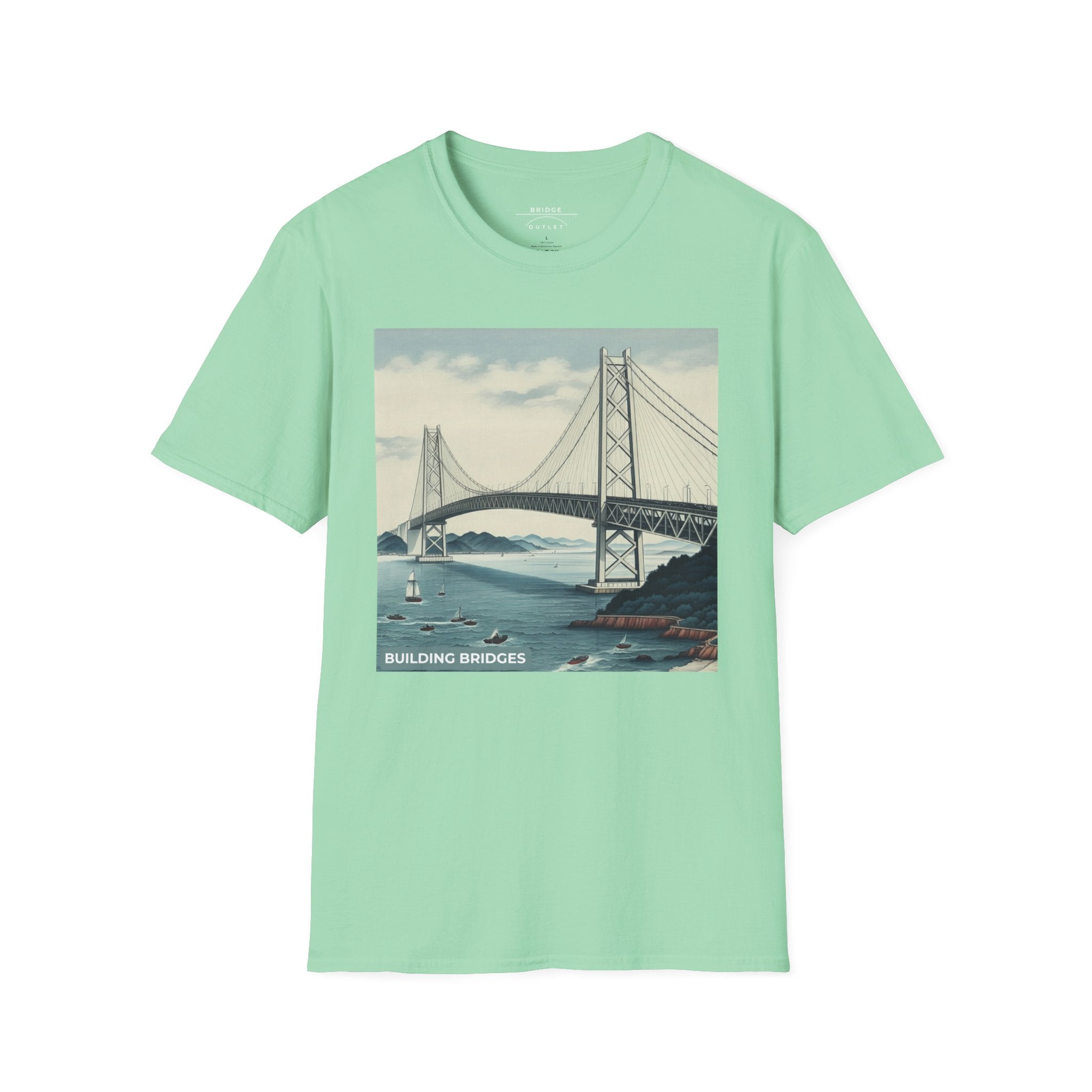 Building Bridges: Akashi Kaikyō Bridge T-Shirt