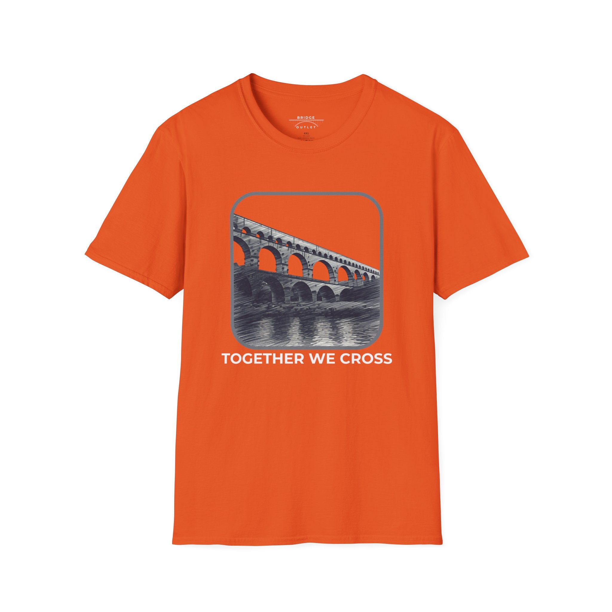 "Together We Cross" T-Shirt – Inspired by the Pont du Gard