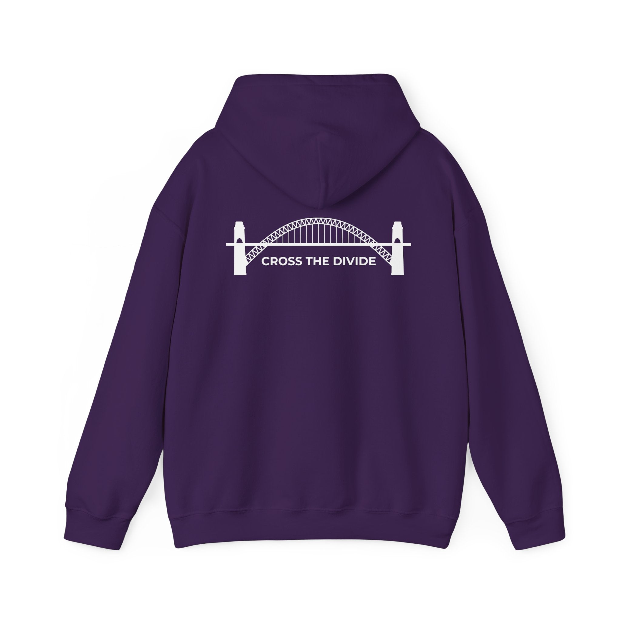 Cross the Divide Hoodie – Bridging Gaps, One Step at a Time