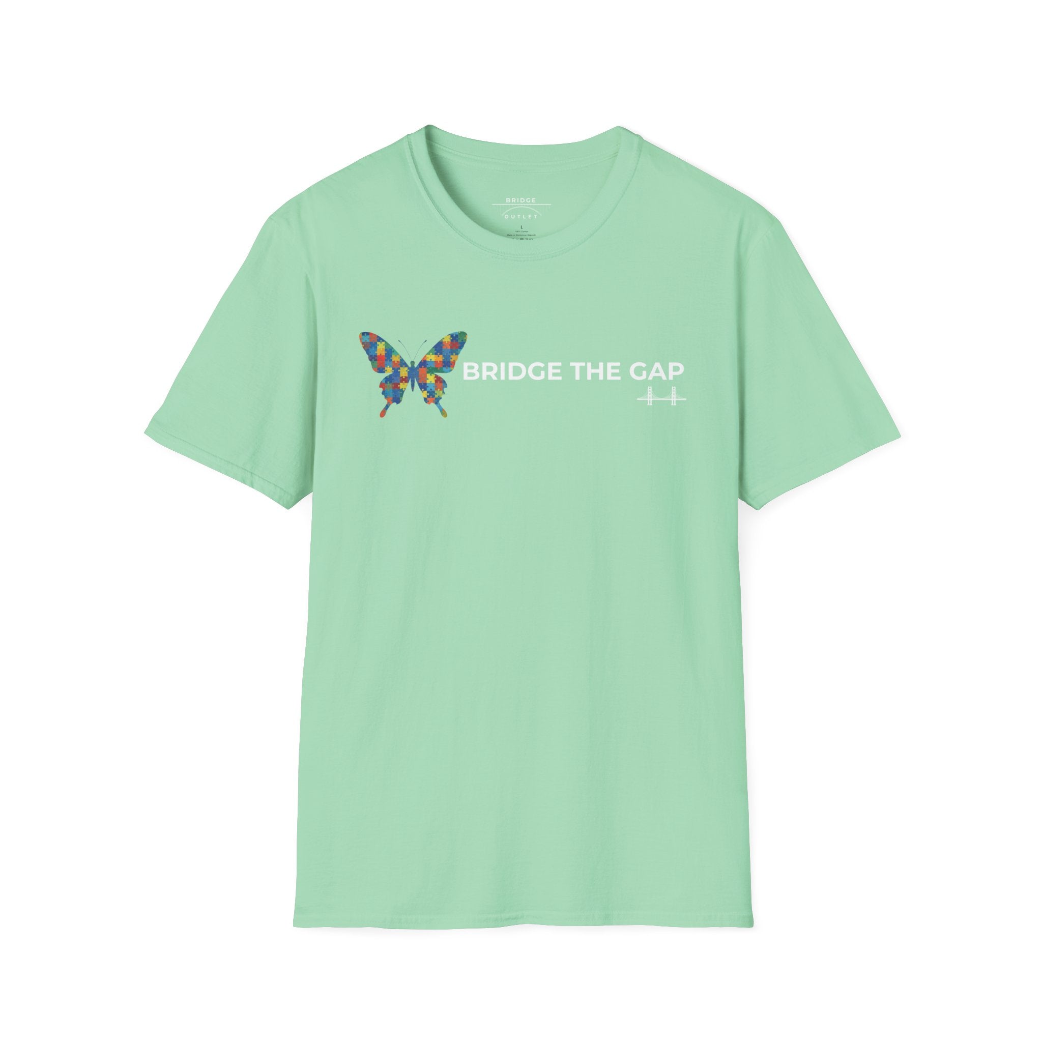 Bridge the Gap: Autism Awareness Butterfly T-Shirt