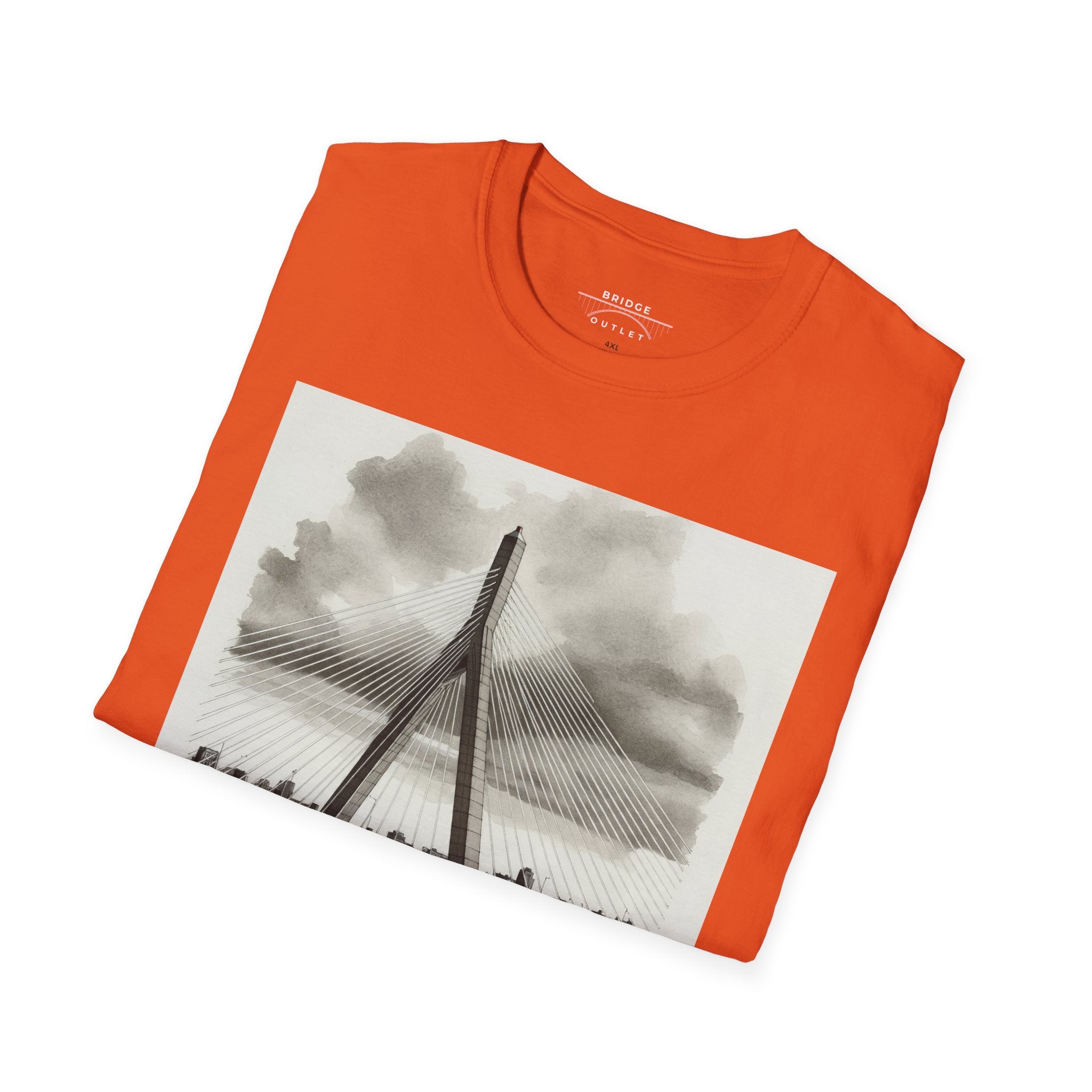 "Building Bridges" Leonard P. Zakim Bunker Hill Bridge T-shirt