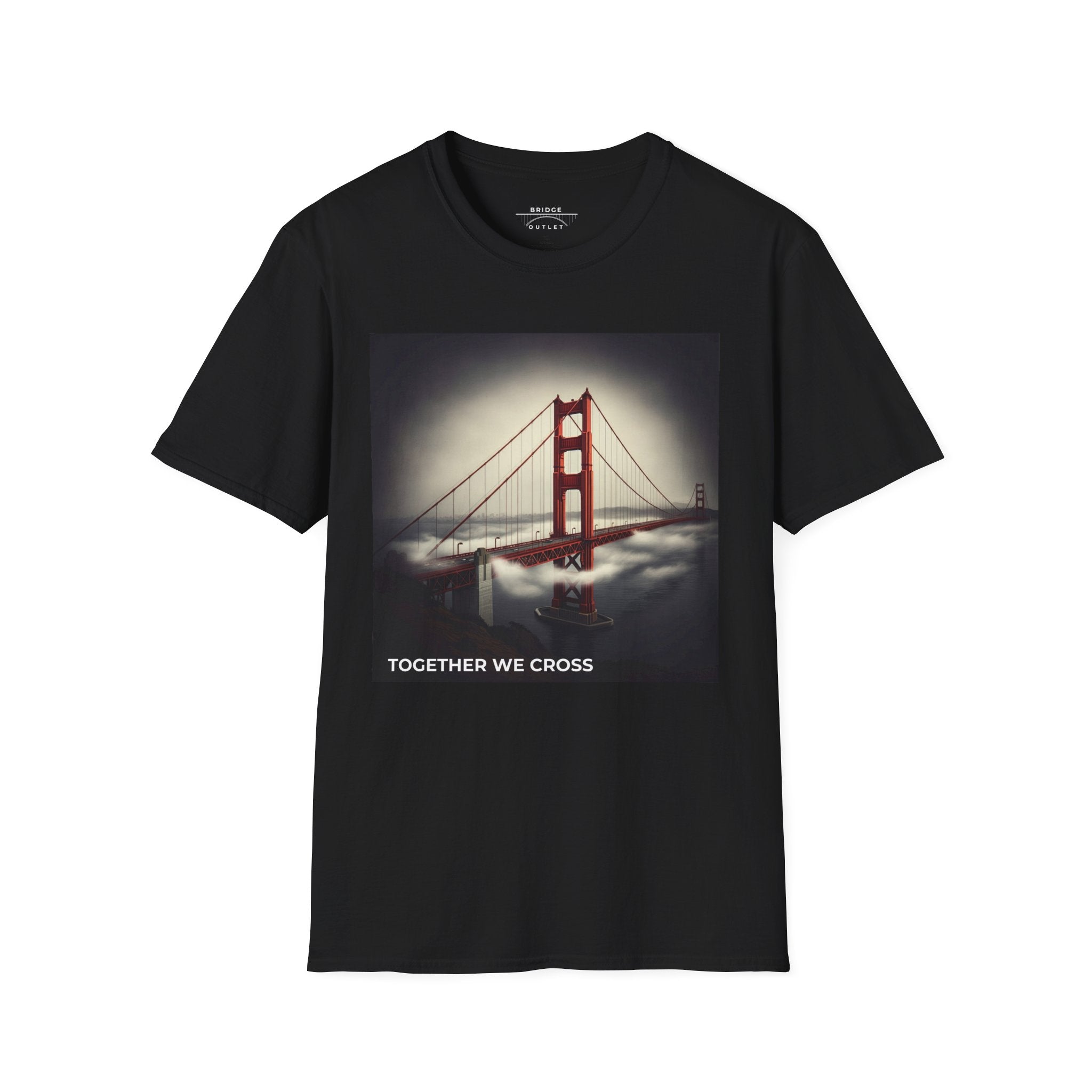 Golden Gate Bridge Together We Cross T-Shirt