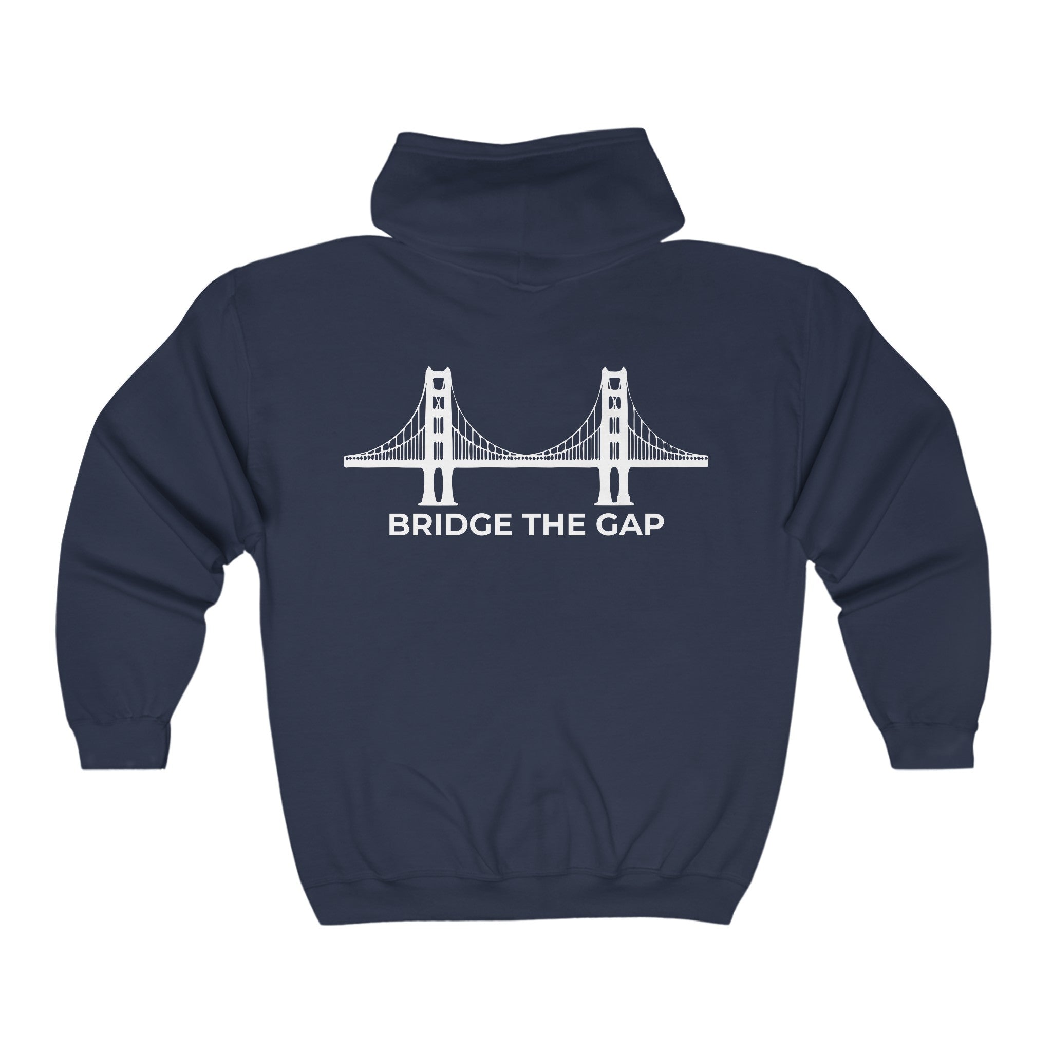 Bridge the Gap Zip Hoodie  – Uniting Comfort and Purpose