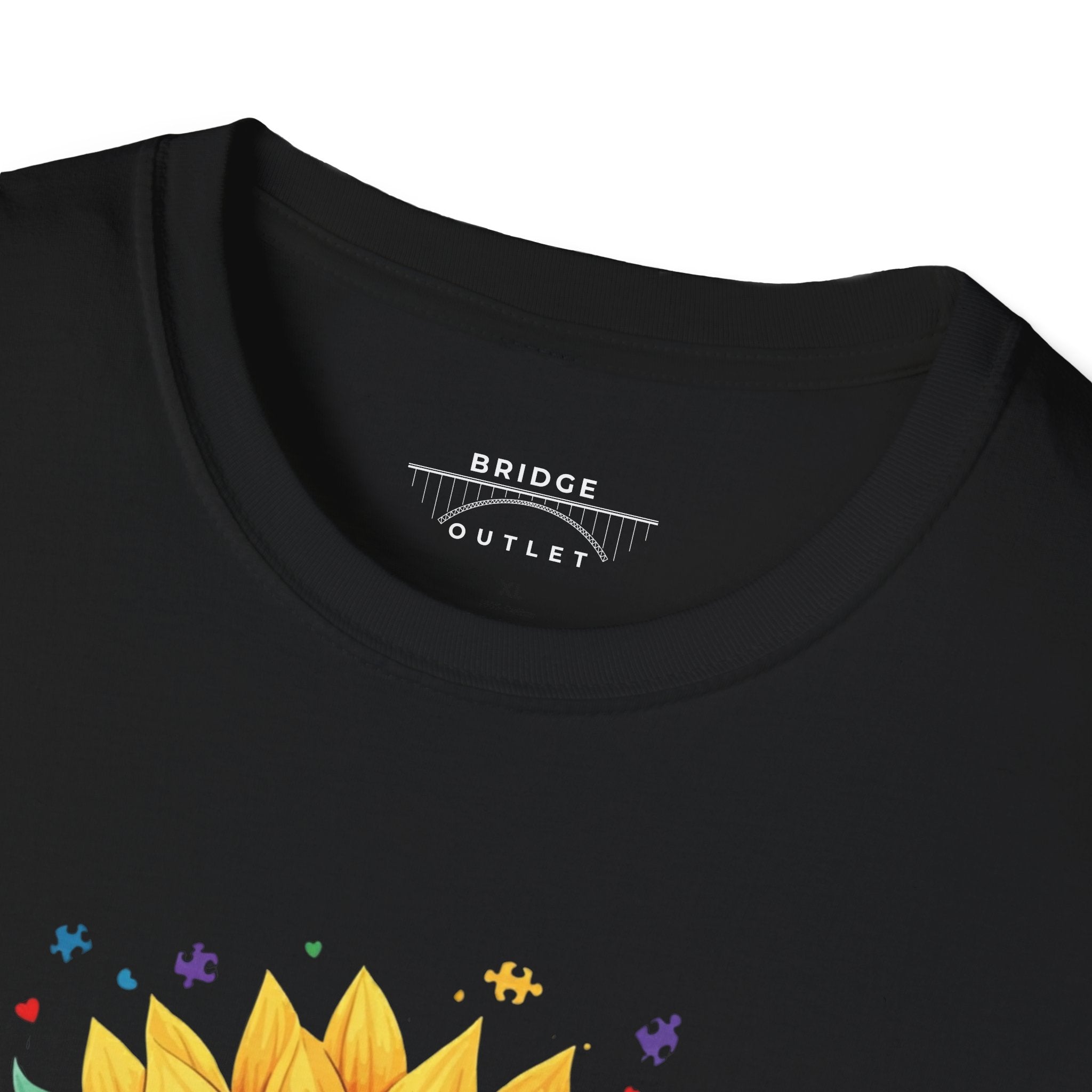 "Autism Acceptance"  Sunflower T-shirt