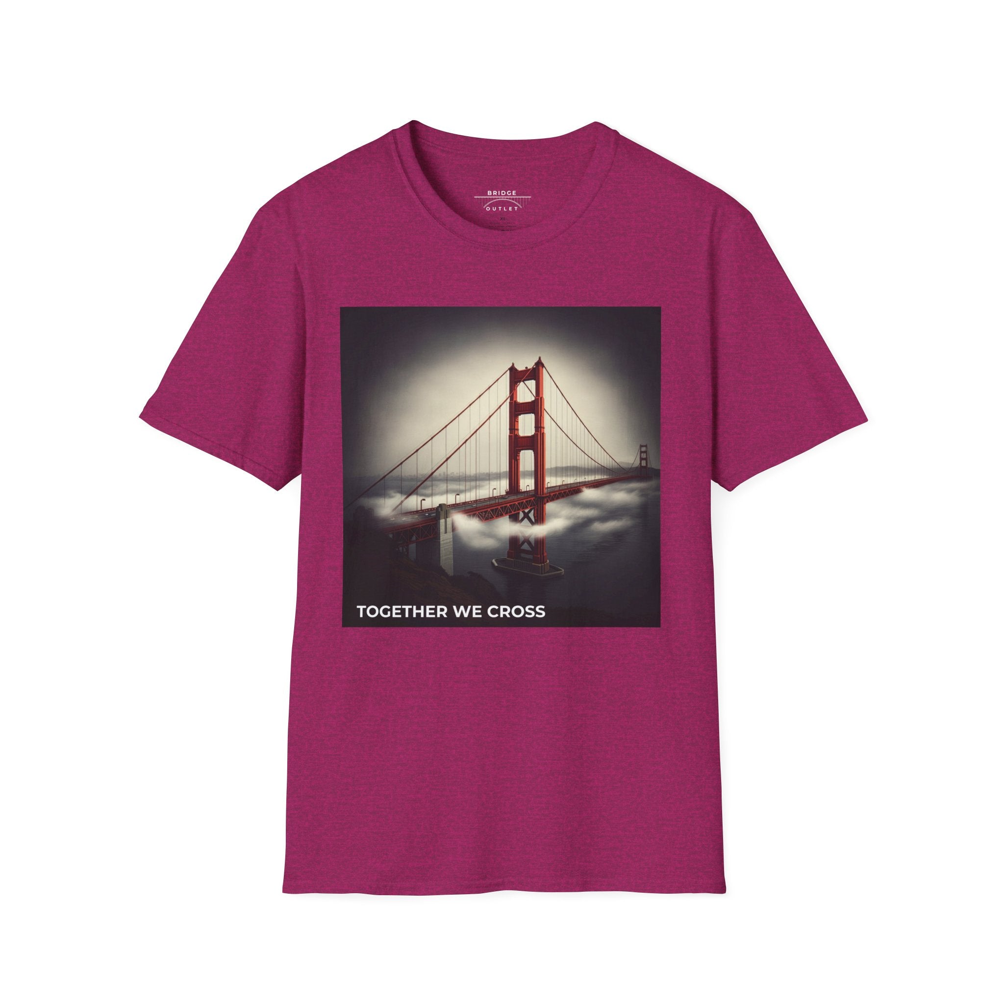 Golden Gate Bridge Together We Cross T-Shirt