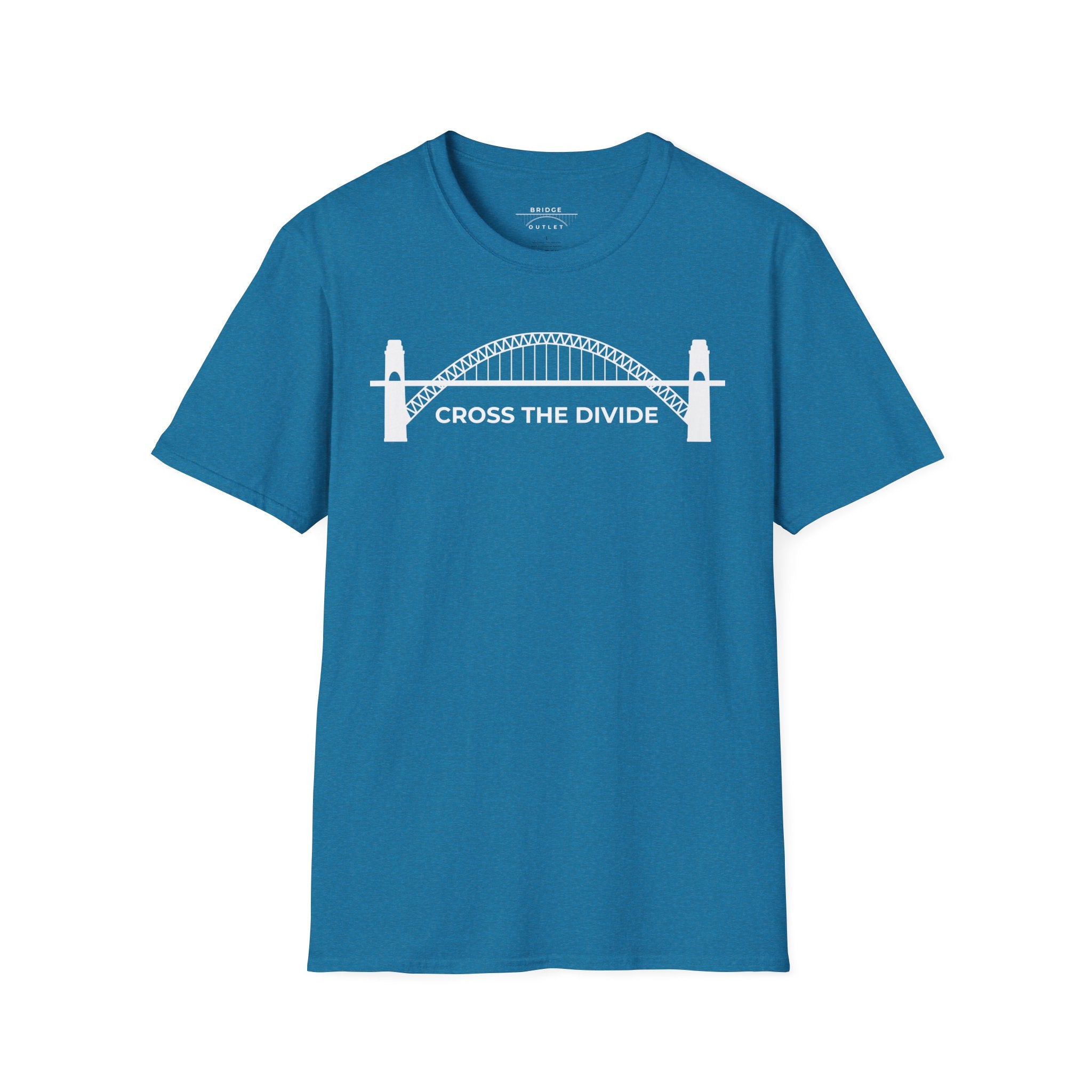 Cross the Divide T-Shirt – Bridging Gaps, One Step at a Time