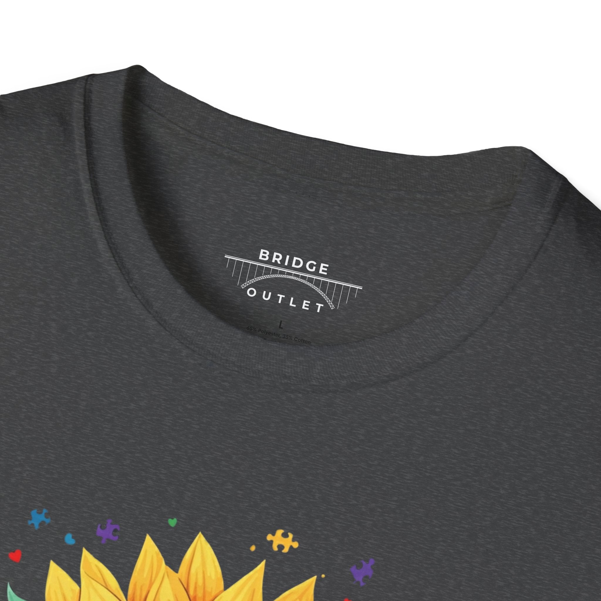 "Autism Acceptance"  Sunflower T-shirt