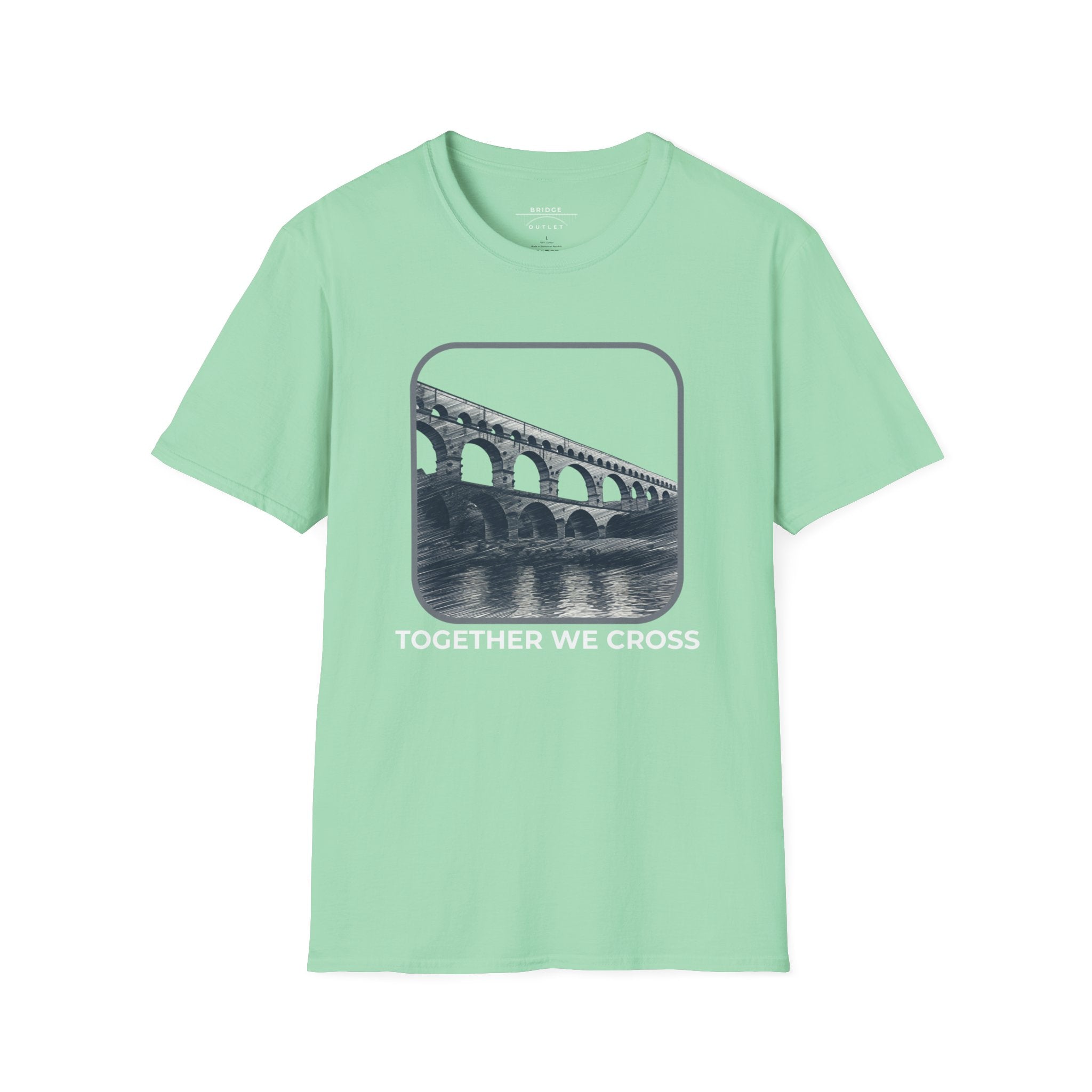 "Together We Cross" T-Shirt – Inspired by the Pont du Gard