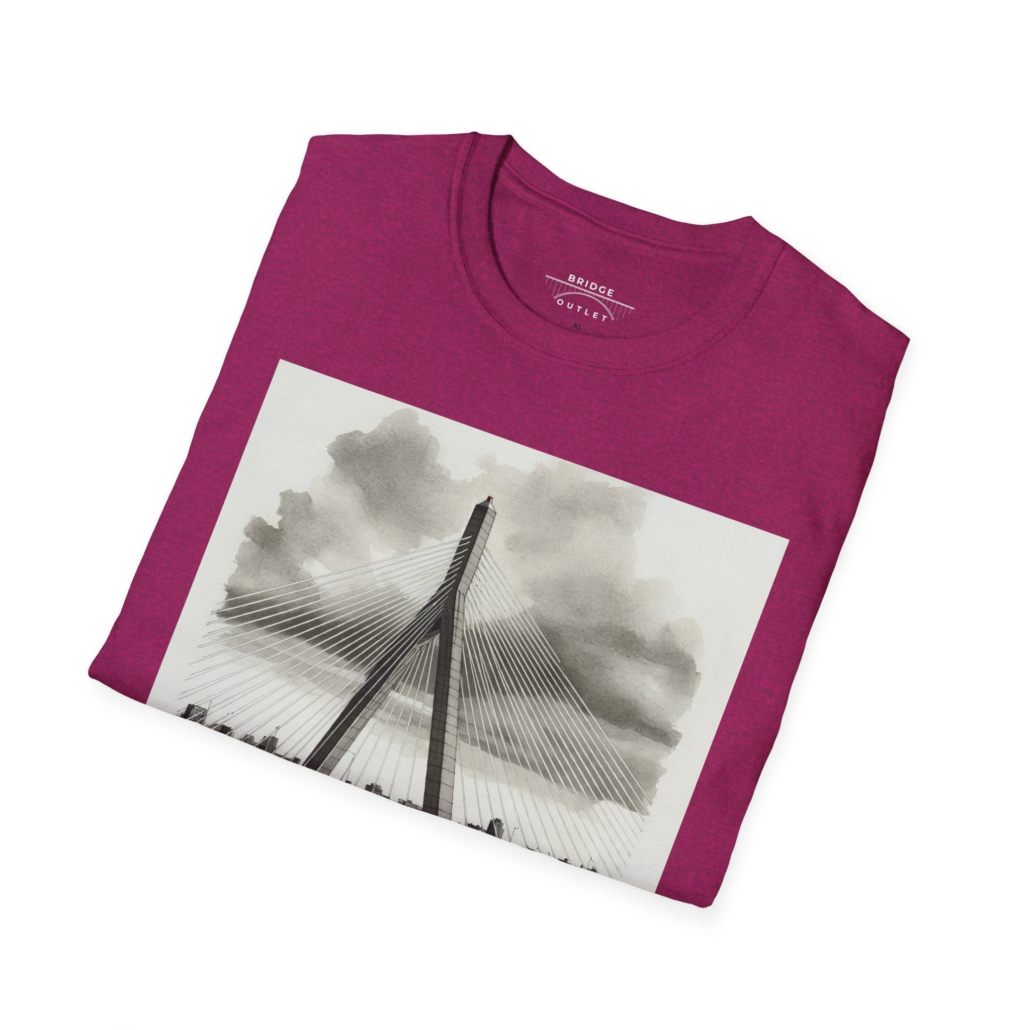 "Building Bridges" Leonard P. Zakim Bunker Hill Bridge T-shirt