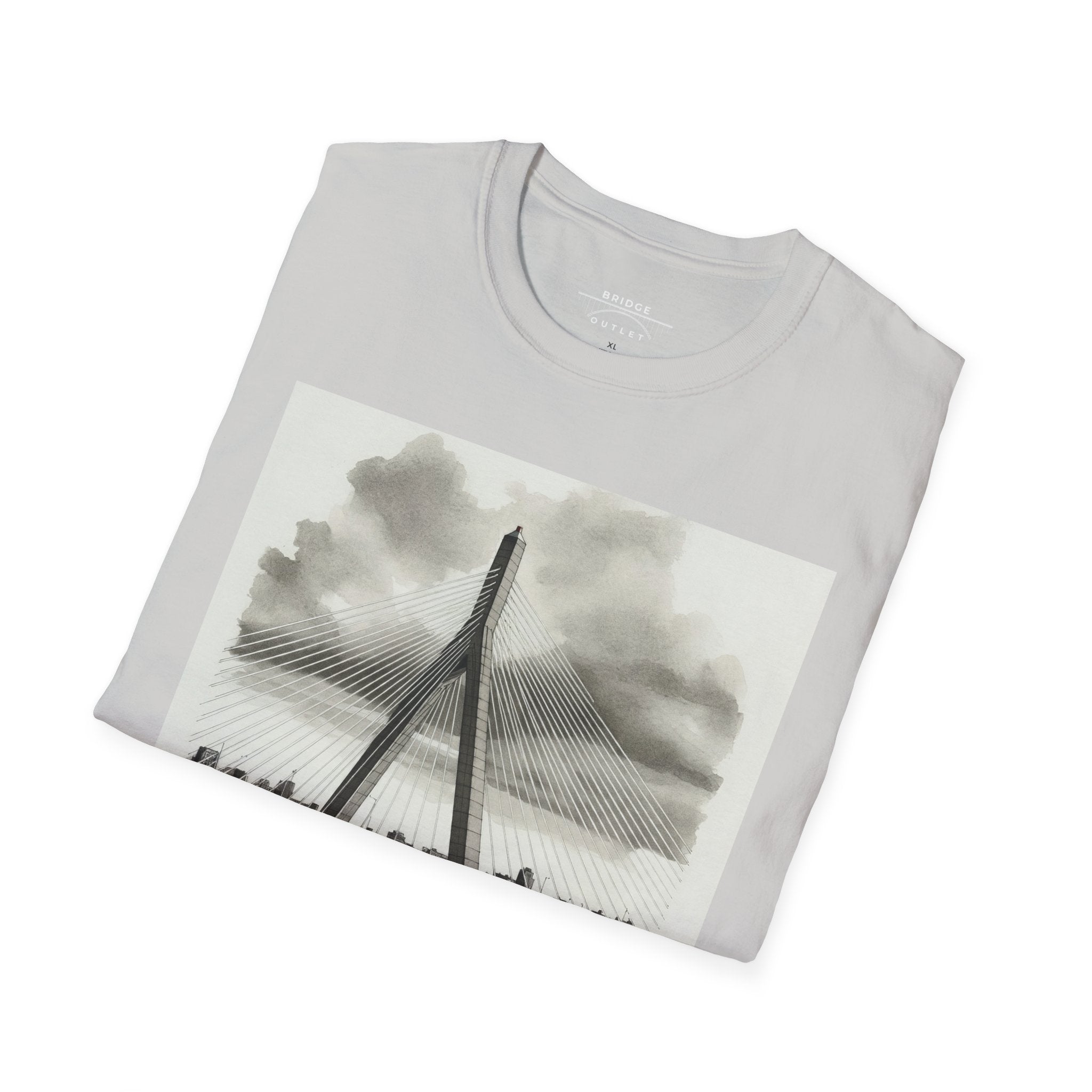 "Building Bridges" Leonard P. Zakim Bunker Hill Bridge T-shirt