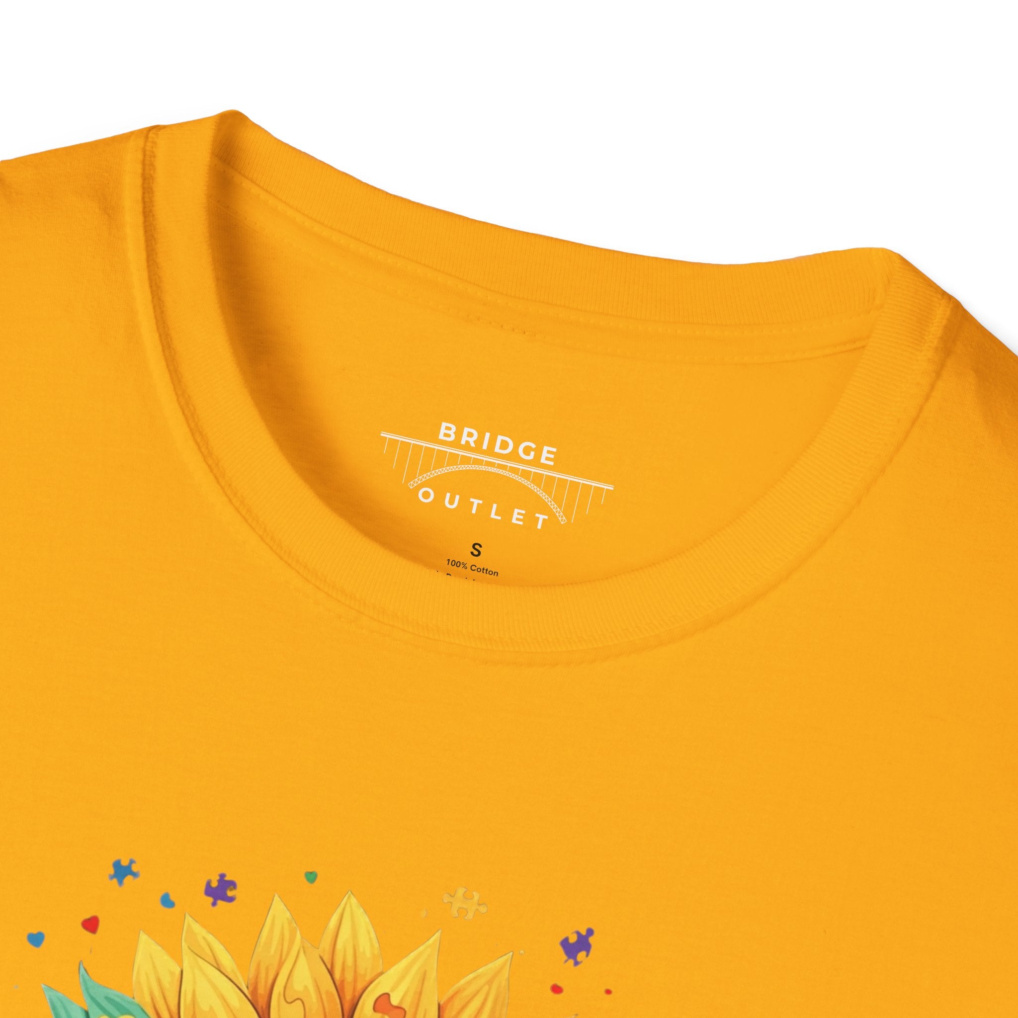 "Autism Acceptance"  Sunflower T-shirt