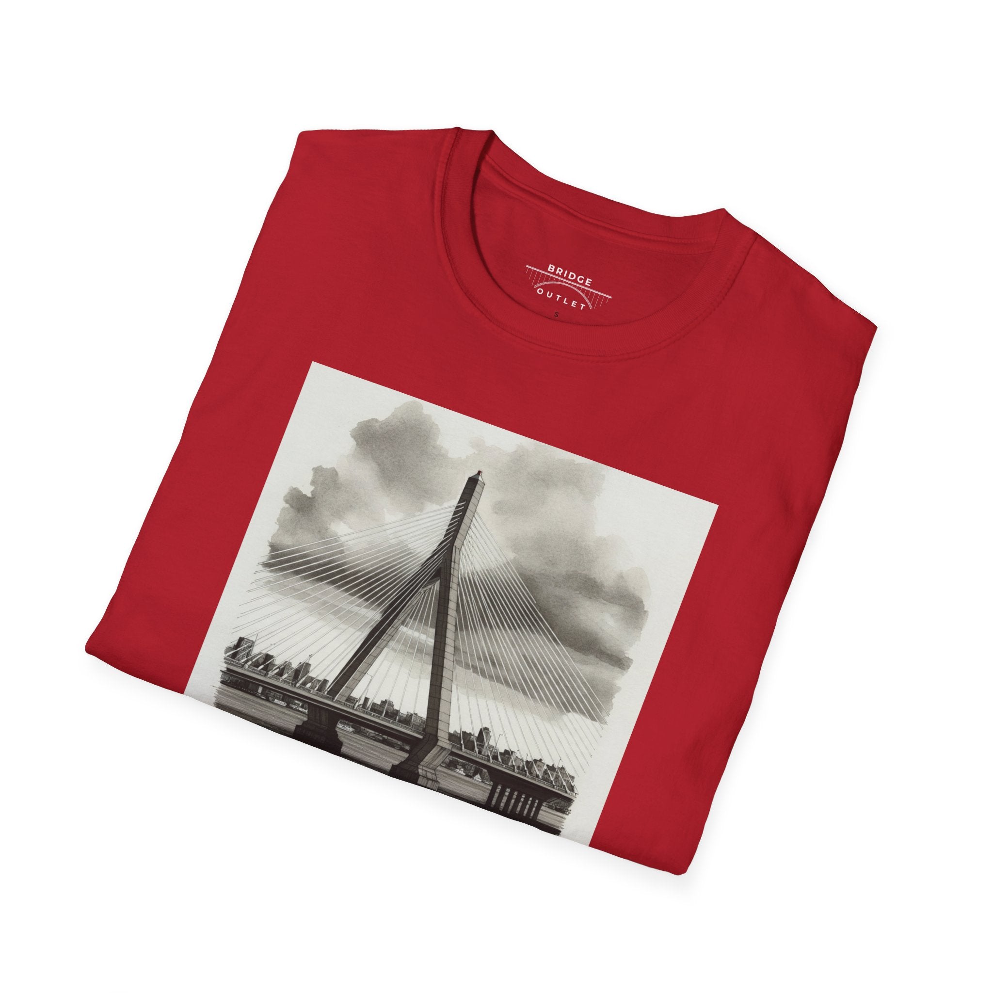 "Building Bridges" Leonard P. Zakim Bunker Hill Bridge T-shirt