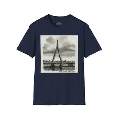 "Building Bridges" Leonard P. Zakim Bunker Hill Bridge T-shirt