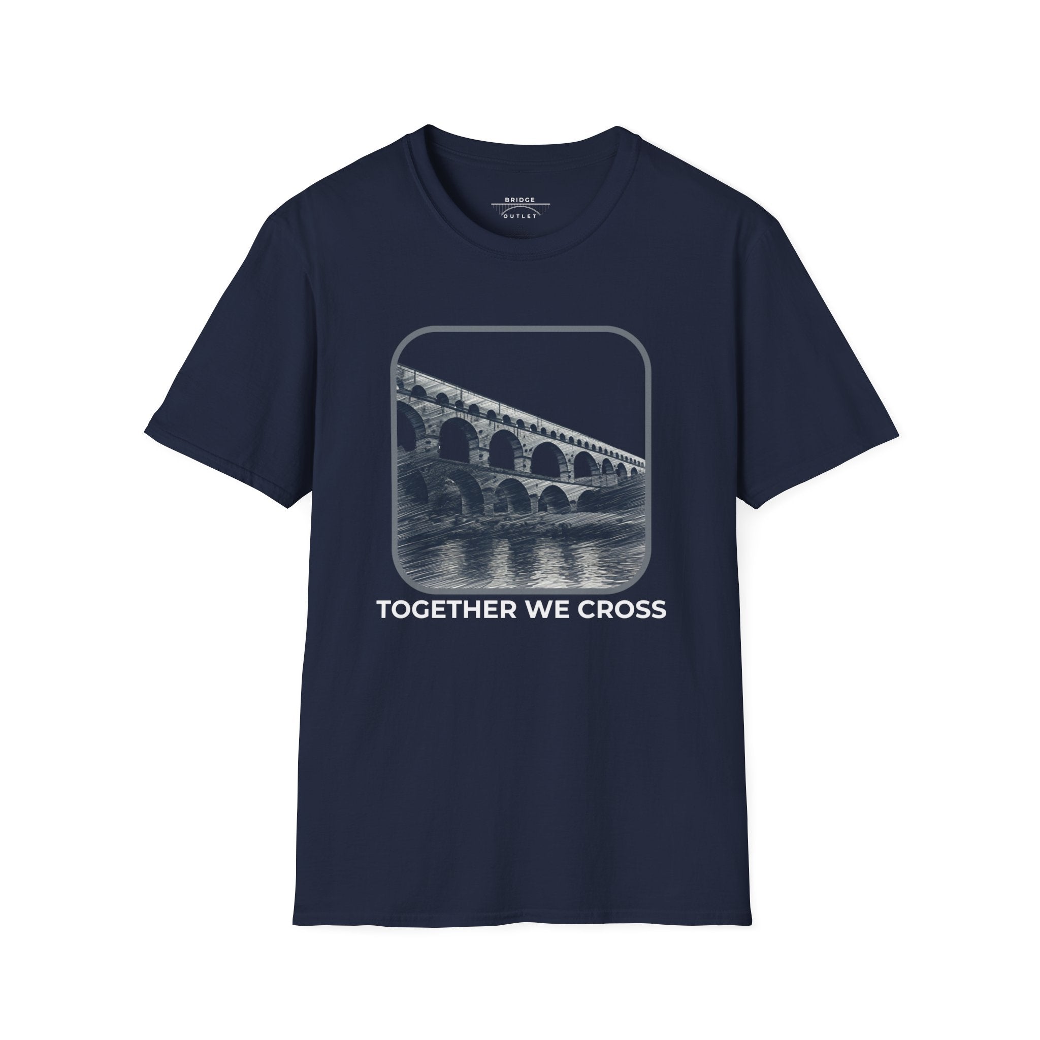 "Together We Cross" T-Shirt – Inspired by the Pont du Gard