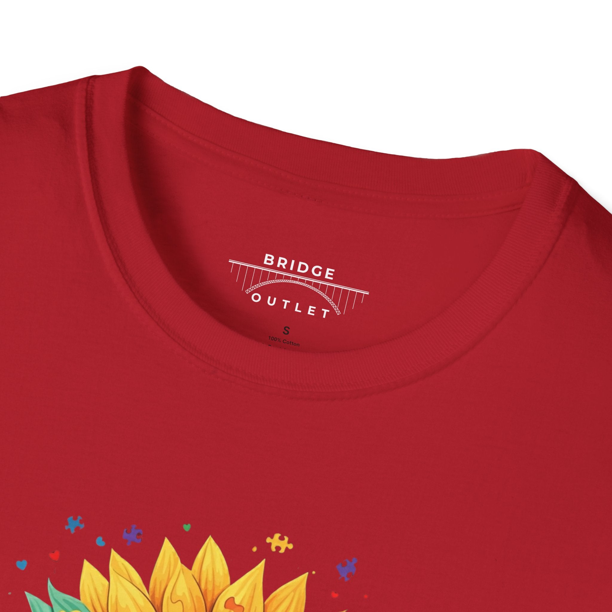 "Autism Acceptance"  Sunflower T-shirt